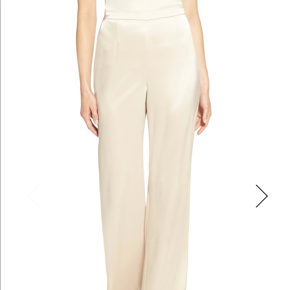 Vince Cream Silk Pants